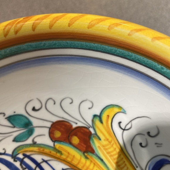 Italian Deruta Pottery - 5.5” Fratelli Mari bowl - Picture 4 of 6